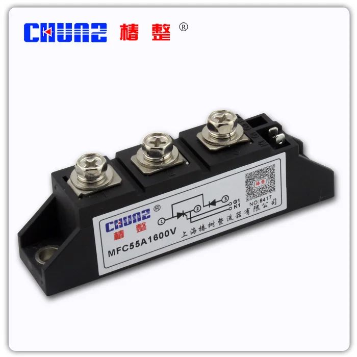 

[BELLA] MFC55A common thyristor, rectifier tube hybrid module - zhuangshuyuan CHUNZ --5pcs/lot
