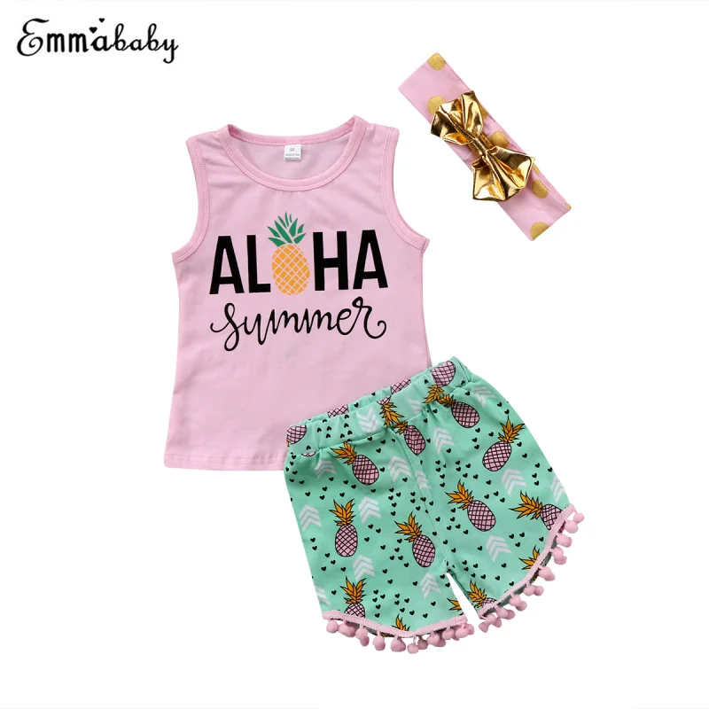 3 шт./комплект детские футболки и шорты для девочек|girls set|pink outfitsset kids |