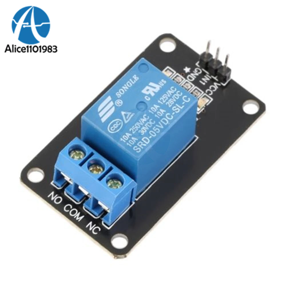 5 в один 1 канал релейный модуль щит для PIC AVR DSP ARM MCU Arduino AC250V/DC30V 10A DIY KIT 15 20mA ток|diy