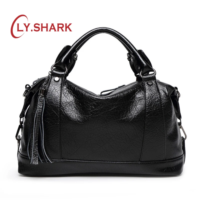 LY.SHARK Boston Women Bag Tassel Ladies Leather Bag Women Messenger Bags Handbags Famous Brand Designer Bag Totes Female Handbag цена LY.SHARK Boston Women Bag Tassel Ladies Leather Bag Women Messenger Bags Handbags Famous Brand Designer Bag Totes Female Handbag цены онлайн