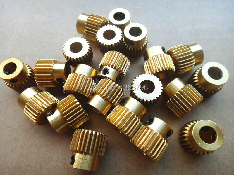 With Tracking Number 100PCS LOT 3D printer Accessories 26 Tooth Gear Inner Diameter 5MM For Makerbot
