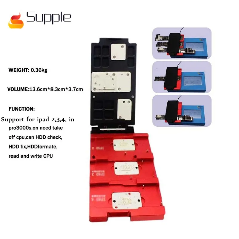

Supple 3 in 1 adapter for ipxd 2 3 4 for Naviplus PRO3000S ic chip programmer