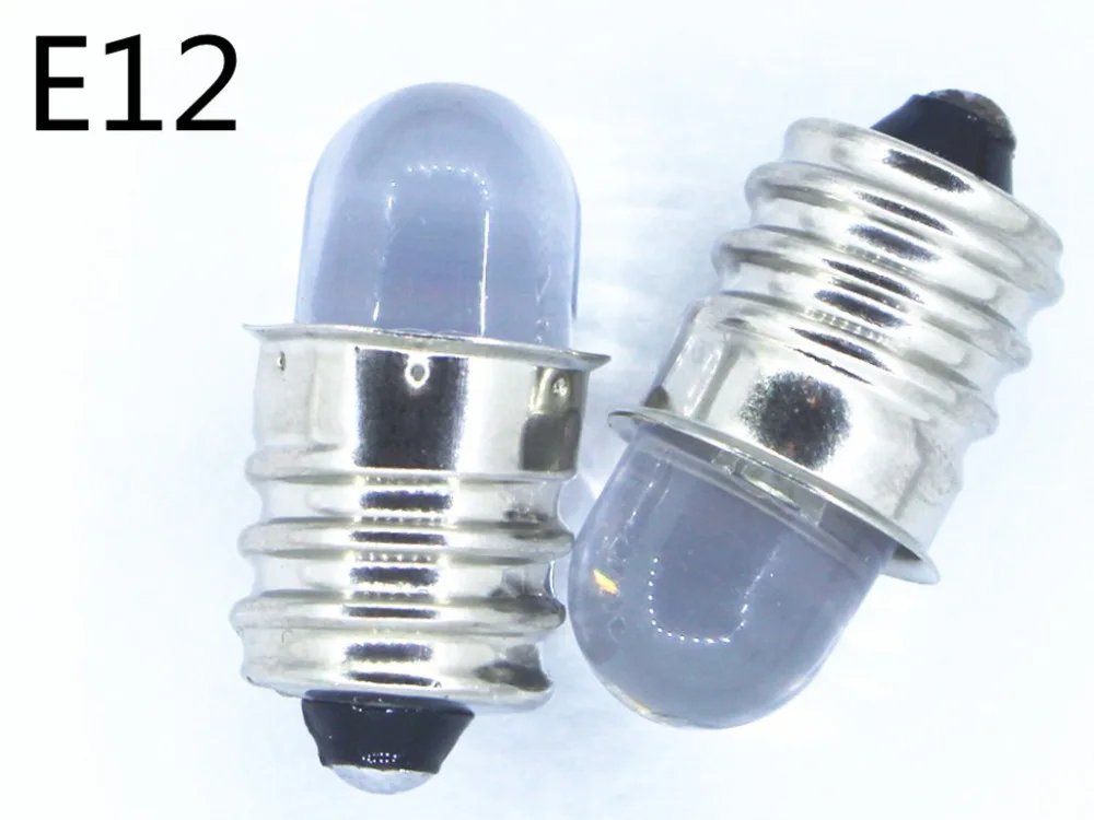 Синий светодиодный 24V E12 Красный 12V зеленый инструмента 18V e12 12v желтый lIndicator лампа