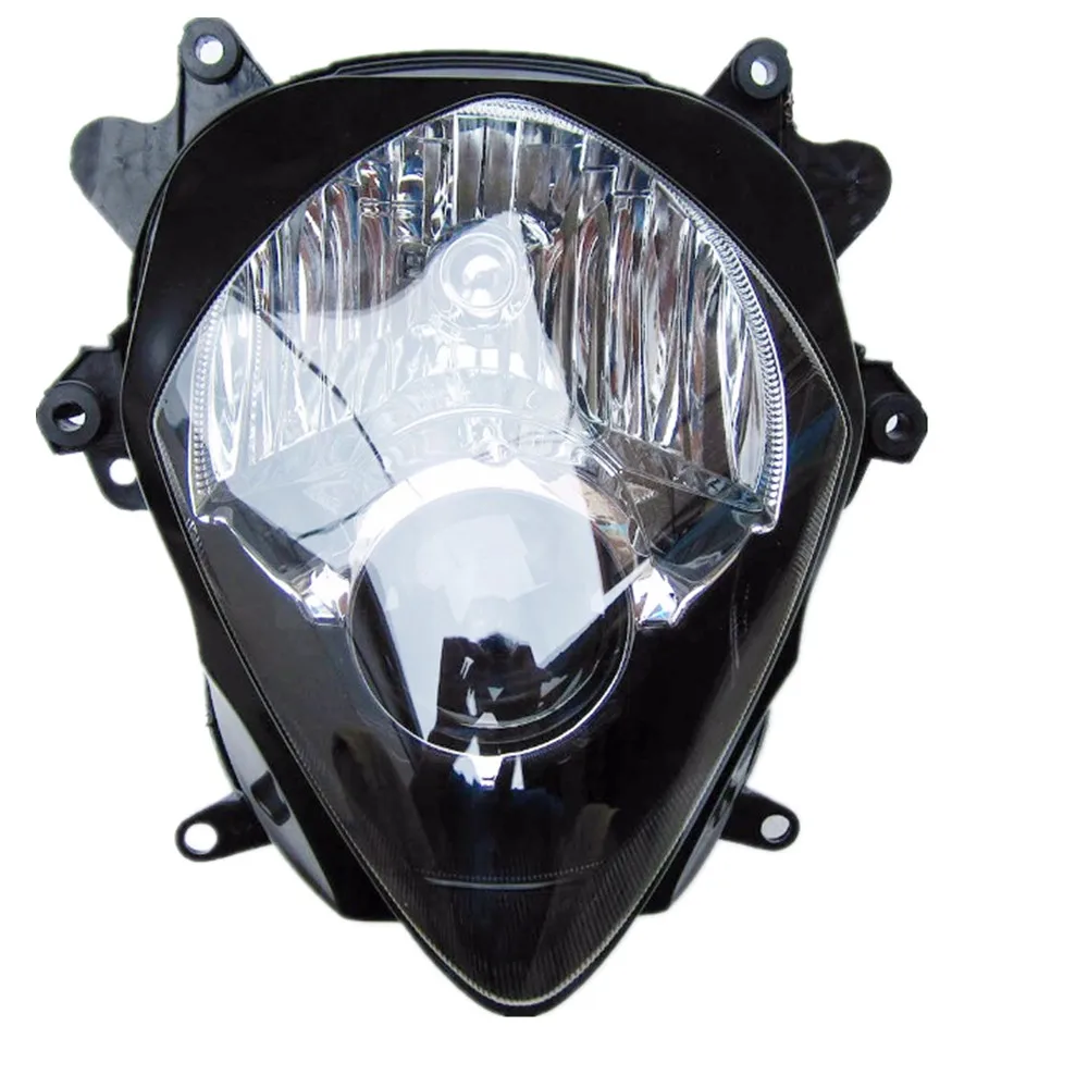Motorcycle Headlight Front Head light Headlamp Assembly Clear Lens For