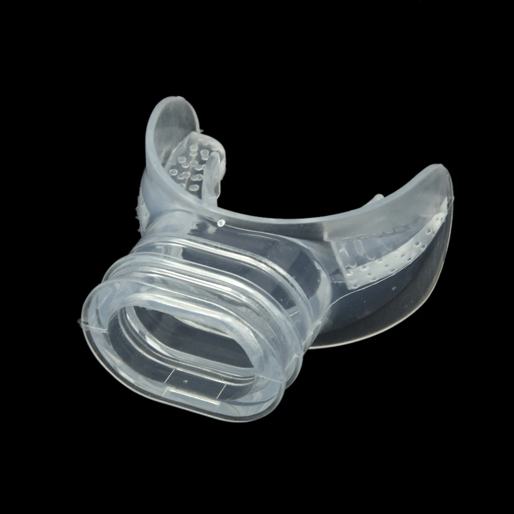 Transparent Silicone Snorkel Mouthpiece Replacement Scuba Regulator Comfort Fit Mouth Piece for Diving Scuba Snorkel 
