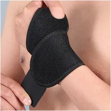 Компрессионные защитные перчатки для рук, регулируемый бандажный ремень, анти-растяжение, поддержка запястья, спортивные тяжелая атлетика, перчатки для пауэрлифтинга