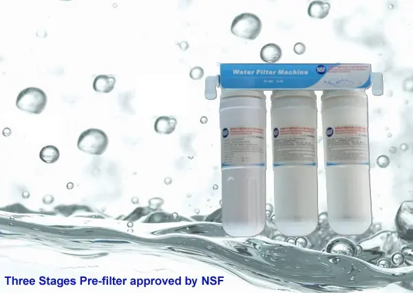 Полный набор щелочной воды ионизатор в том числе 3 этапа предварительного фильтра