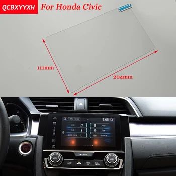 

Car Sticker 9 7 Inch GPS Navigation Screen Steel Protective Film For Honda Civic Control of LCD Screen Car Styling