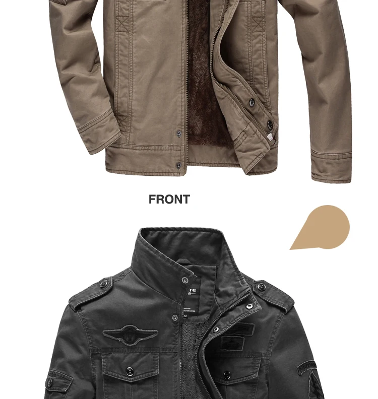 QIQICHEN Толстая теплая зимняя куртка в стиле милитари, флисовая мужская повседневная куртка для полетов ВВС размера плюс 5XL 6XL Chaquetas hombre