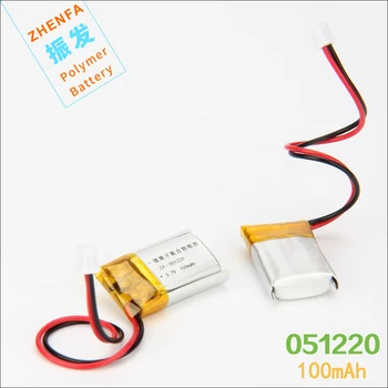 

3.7V 501220 051220 100mah WEP200 WEP210 WEP301 Bluetooth headset 3D glasses DIY lithium polymer battery Smart Wear Equipment