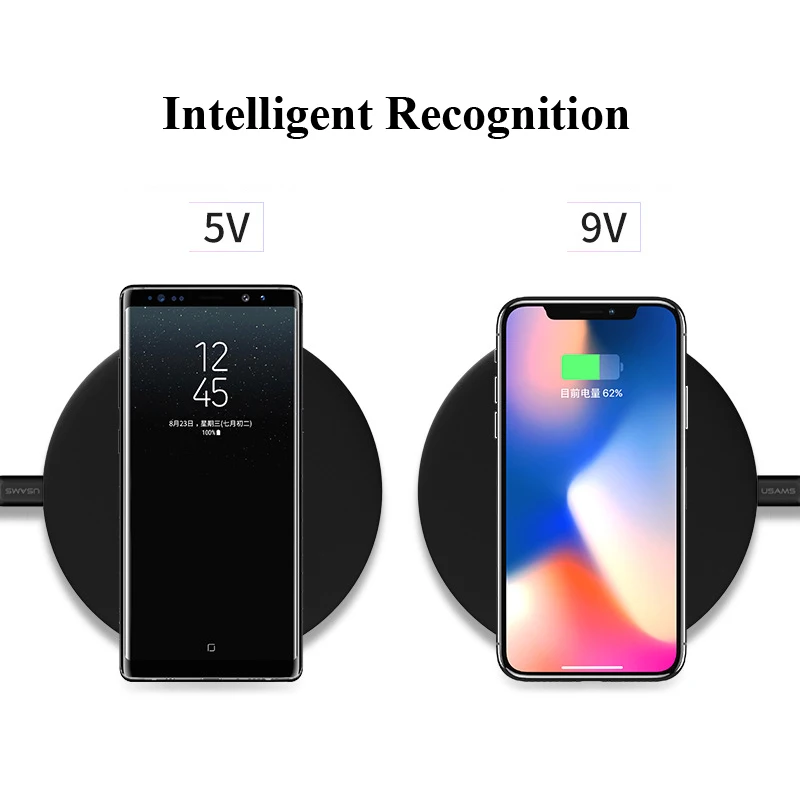 10W MAX For iPhone X iPhone 8/8 Plus Wireless Smart Fast Charging Wireless Charging For Galaxy S8 S8 Plus/S8+ Battery Charger