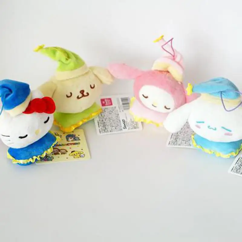 

Cute Cartoon My Melody Hello Kitty Pudding Dog Cinnamoroll Big Eear Dog Plush Toy Doll Stuffed Animal Sleeping Pillow Pendant