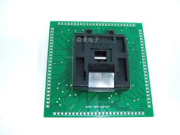 

Original YAMAICHI IC Test Seat IC51-1004-809-23 Burning Programme QFP100 TQFP100 TQFP100 TO DIP100 Socket Adapter