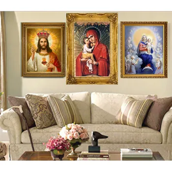 

Needlework,Embroidery,DIY Portrait Painting,Cross stitch,religion kits,11ct Saints pattern Cross-stitch,Sets For Embroidery 26