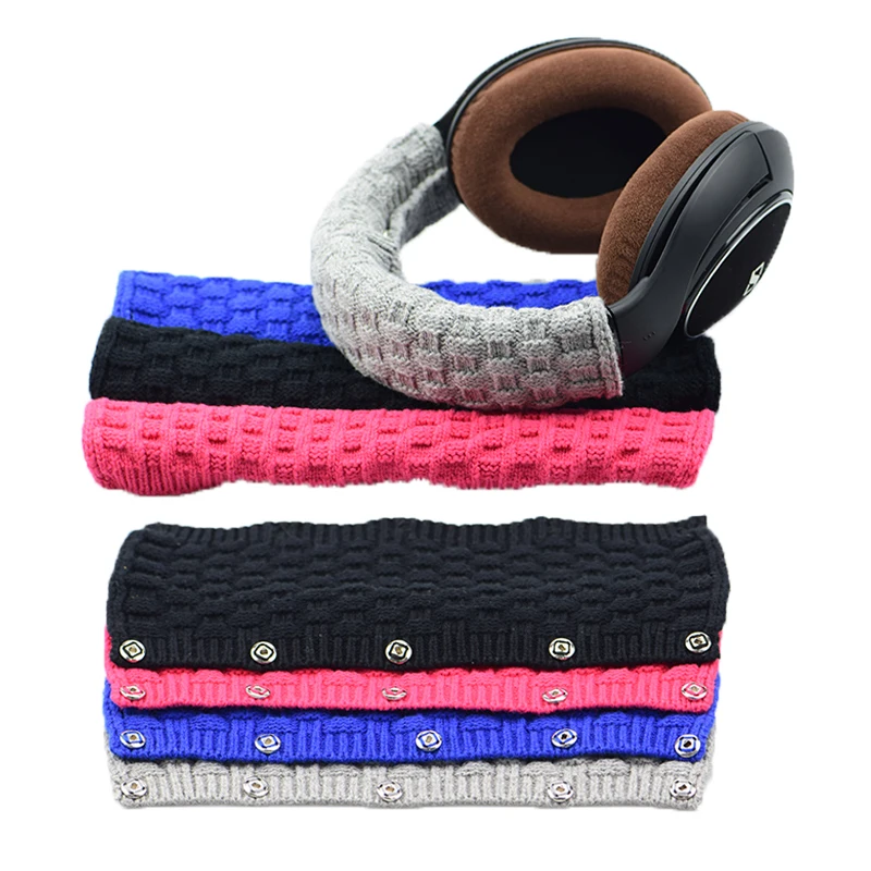 

Universal Wool Headband Head Beam Protector Sleeve Pads Cushions Cover for Beats solo studio Audio-Technica Sony Headphones
