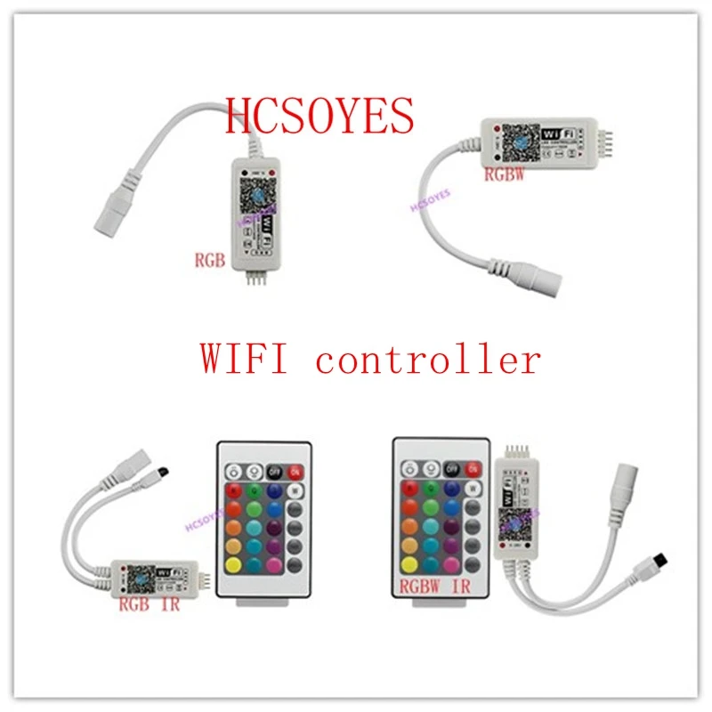 16 миллионов цветов Wifi RGB/RGBW led контроллер управления смартфоном музыка и режим таймера magic home Мини wifi led rgb контроллер