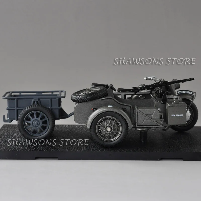 1:24 литая под давлением военная модель игрушки SS18 R75 Panzerfaust 30 коляска мотоцикл миниатюрная копия