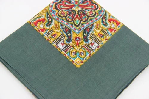  Women Men handkerchief kerchief cotton 100% /boat anchor wavepoint printed 68cm/Many Uses