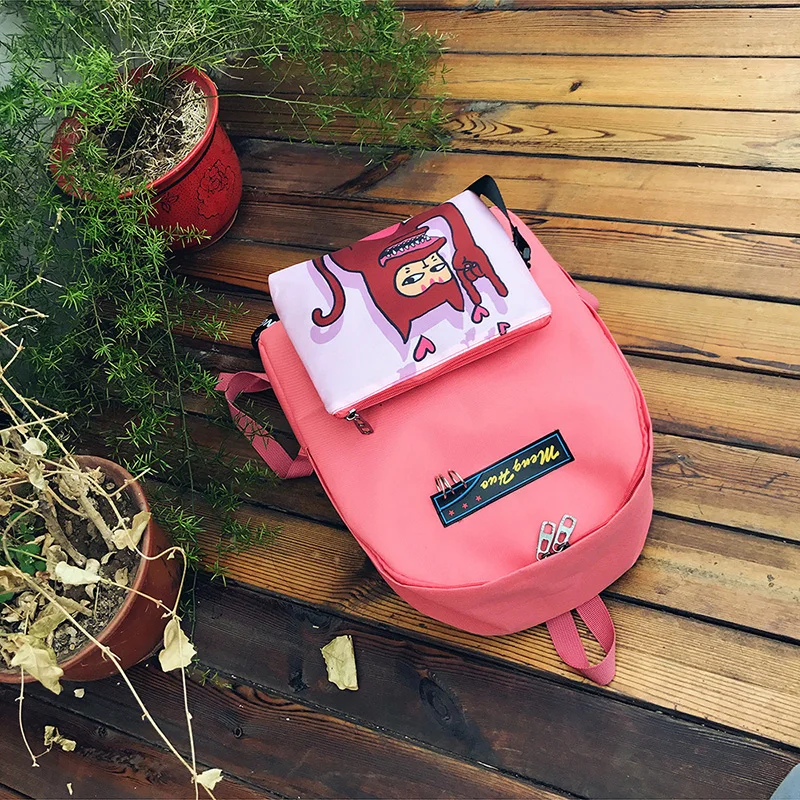 2017 Hot Multifuncional Personalized Detachable Pocket Backpack Fashion Separable Shoulder Bag 2pc School Bag Casual Travel Bags (40)