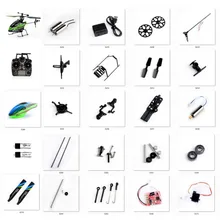 Wltoys RC Helicopter Spare Parts Kit V911S 4CH Helicopter Accessories Blades/Motor/Receiver/servo/Principal Axis for V966 V988