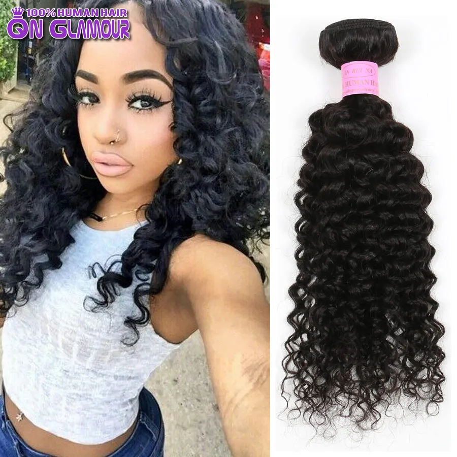 7A Malaysian Curly Hair 3 Bundles Best Remy Human Hair Extensions