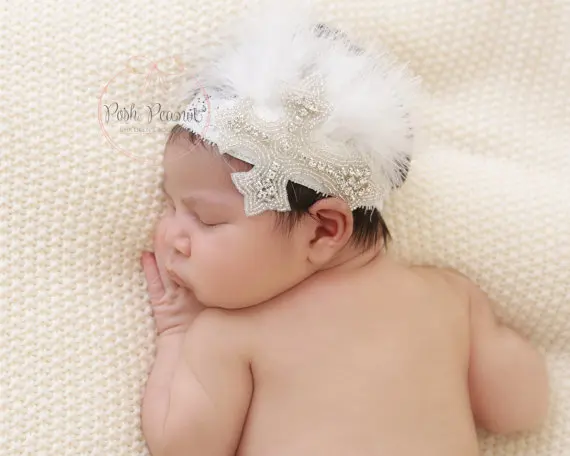 Fashion New Cross Baby Feather Headband With Rhinestone White Lace Headband For Girl Hair Newborn Baptism Headband Headwear
Fashion New Cross Baby Feather Headband With Rhinestone White Lace Headband For Girl Hair Newborn Baptism Headband Headwear