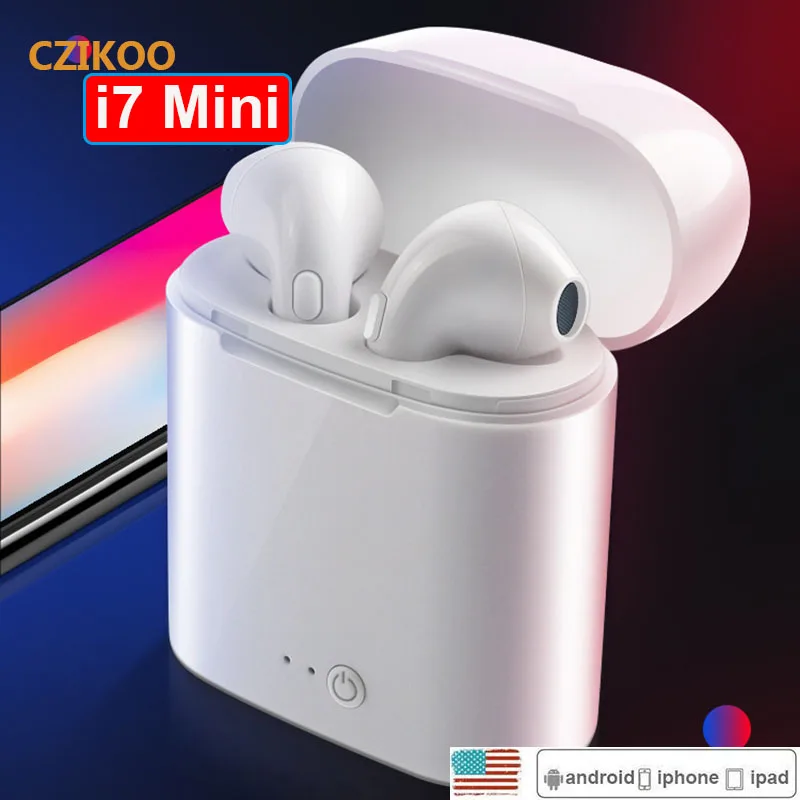 

i7s i7mini Tws Wireless Mini Bluetooth 5.0 Earbuds Headsets Headphone Earphones pk i9s i10 i12 i14 tws For Andorid iphone