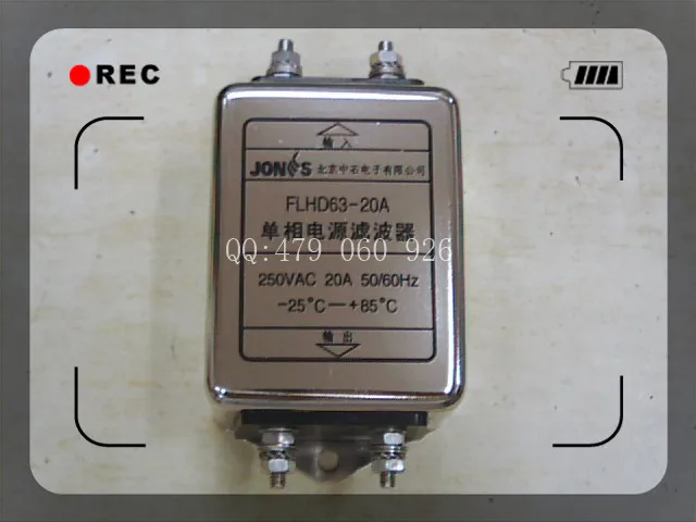 

[ZOB] FLHD63-20A new single phase high performance power filter switch --5PCS/LOT