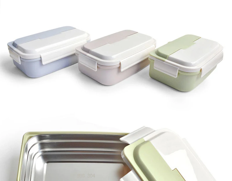 TUUTH Stainless Steel Lunch Box Water Injection Insulated Bento Box Portable Dinner Food Containers For Picnic Office School A13