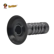 1 шт для ремонтных работ Сделай Сам Портативный с одним отверстием для крепления Алюминий чаша для кальяна и кальян Head для кальян черная Патока кальянного угля чаша