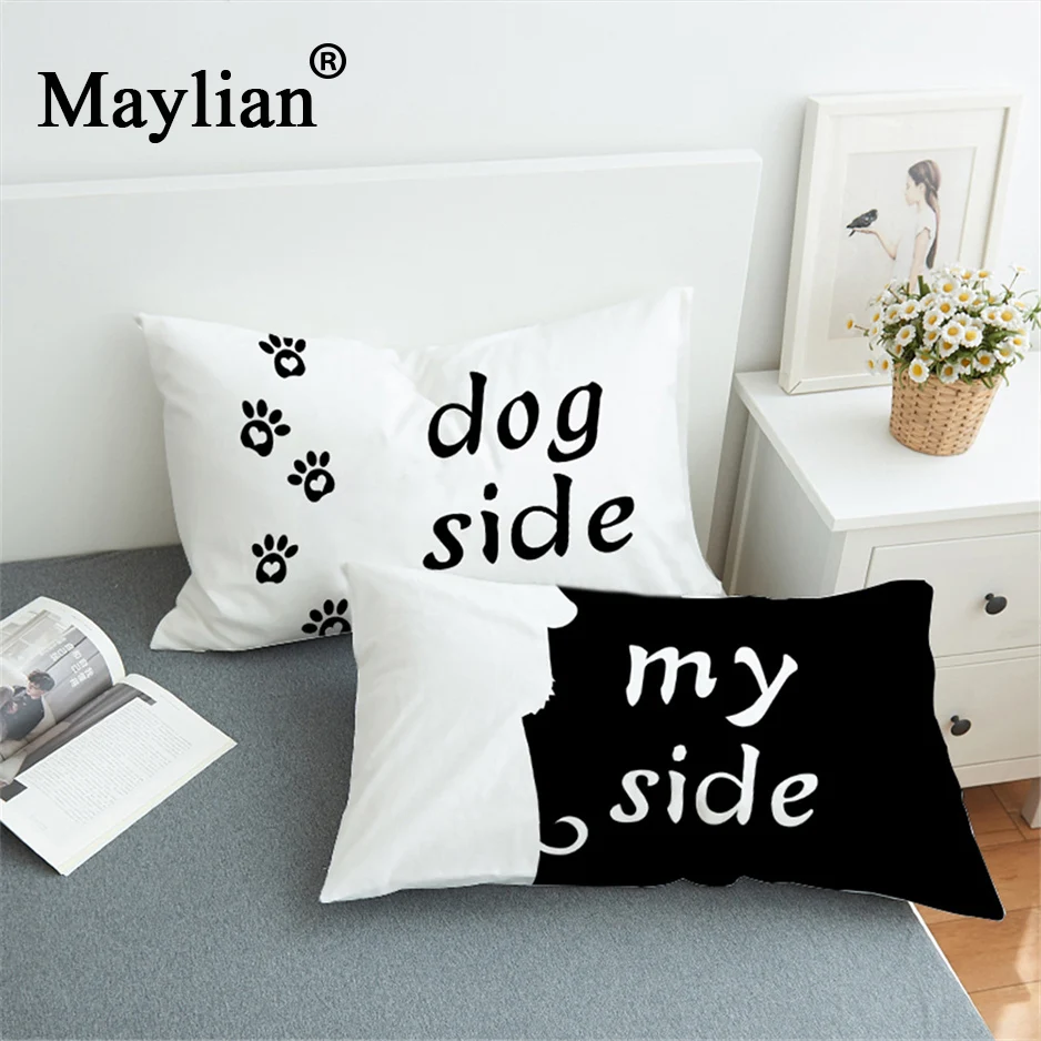 his hers and the dog pillow cases