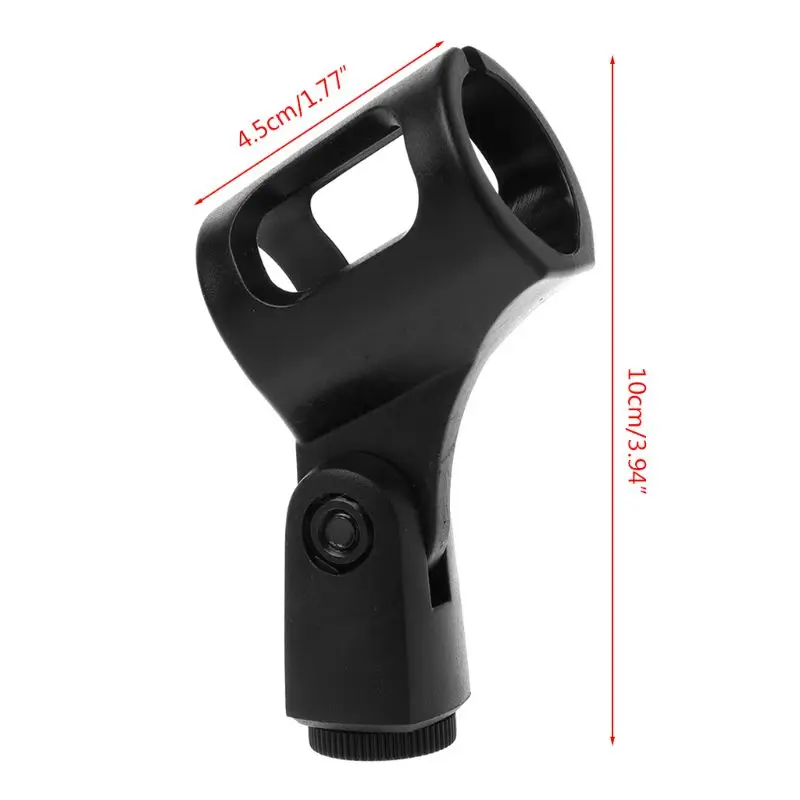 OOTDTY Plastic Flexible Clamp Clip Holder Mount Microphone Mic Stand Accessory microphone stand microphone mount clamp microphone shock mount