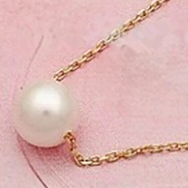 

2019 fashion aesthetic simple and elegant imitation pearl necklace crystal shop