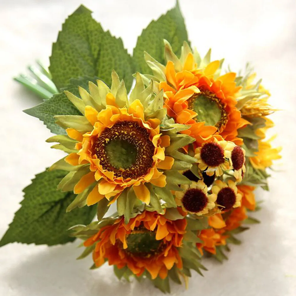 Buy Bunch of artificial flowers Decorations For Home 5
