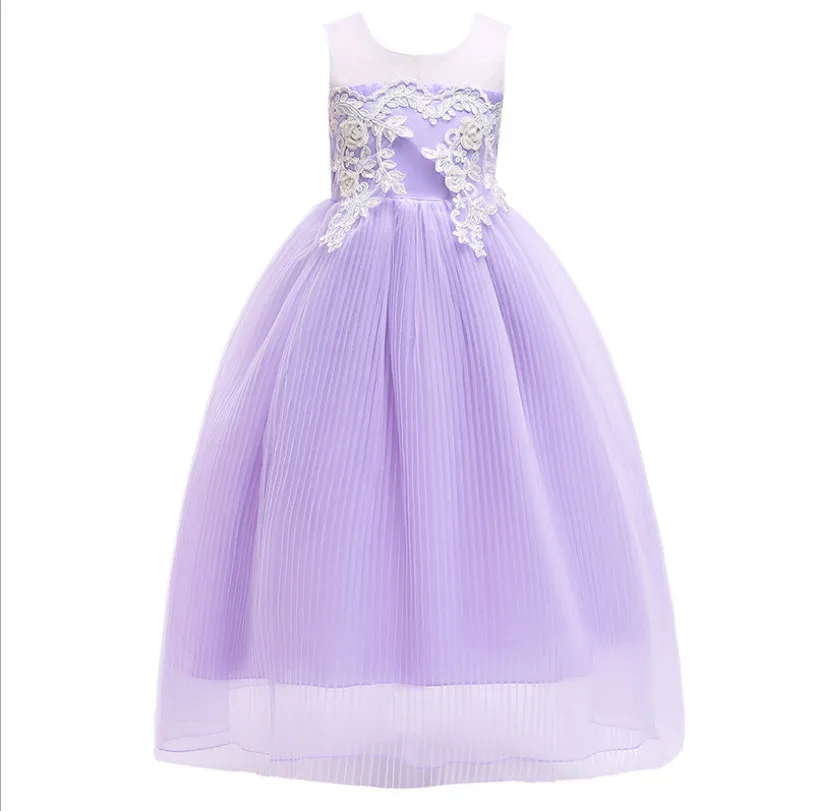 Kids Lace Wedding Dress 2019 New Girl Party Dresses Fashion High-grade Children Wedding Dress Sweet Girls Pageant Dresses Kids Lace Wedding Dress 2019 New Girl Party Dresses Fashion High-grade Children Wedding Dress Sweet Girls Pageant Dresses