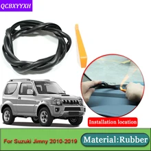Автомобиль-Стайлинг для Suzuki Jimny 2010- Anti-Шум Звукоизолированные пыле приборной панели автомобиля Лобовое стекло щеточное авто аксессуары
