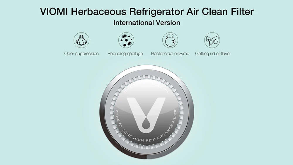 Original Xiaomi Viomi Herbaceous Refrigerator Air Clean Facility Filter Fridge Sterilizing Deorderizer for Vegetables Fruit Food (1)