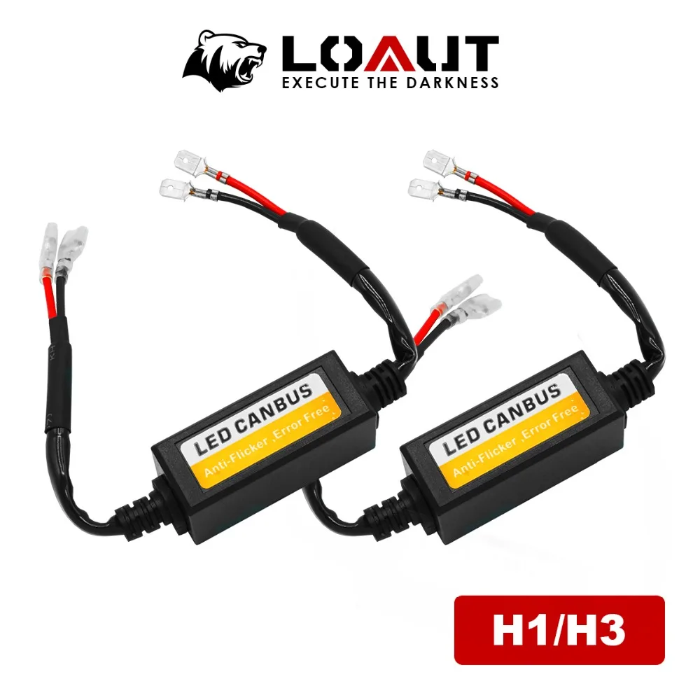 LOAUT LED Canbus быстрая гипервспышка H1 H3 9005 H7 H8 H9 H11 H4 H13 9007 H16 5202 автомобильные аксессуары