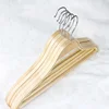 32cm/38cm/42cm Adult Children Non-slip Non-marking Hanger Log Color Varnish Bright Wood Hanger Home Supplies Dropshipping 4