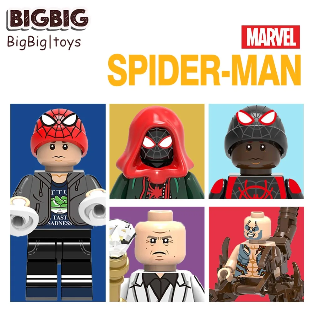 

2019 Avengers Captain Marvel Legoingy Figures Building Blocks Spiderman bricks Compatible with Legoes toys for children gifts 25