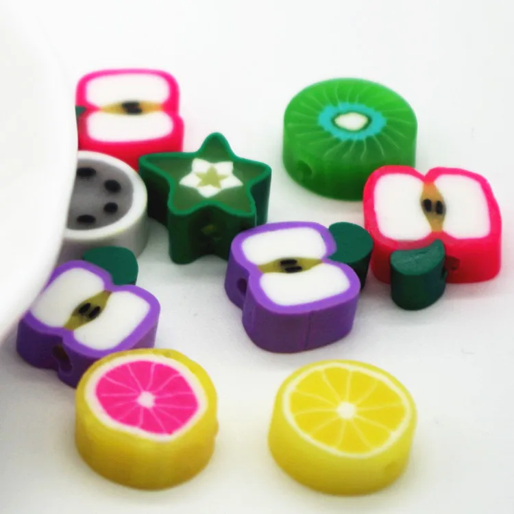 Бусины из полимерной глины 10 мм разные цвета|bead assortment|beads charmsclay beads |