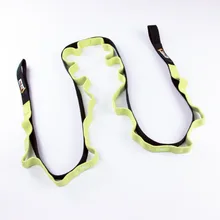 Эластичный Йога и пилатес гибкость тянущийся ремень многократная рукоятка растягивающаяся петля Йога Ремешок для занятий балетом резинки сопротивления