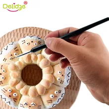 Delidge 3 шт./компл. Fondant(сахарная) торт разделительный щетка 3D Fondant(сахарная) для выпечки тортов с помадной начинкой декоративная форма ручка формы для выпечки Tookls