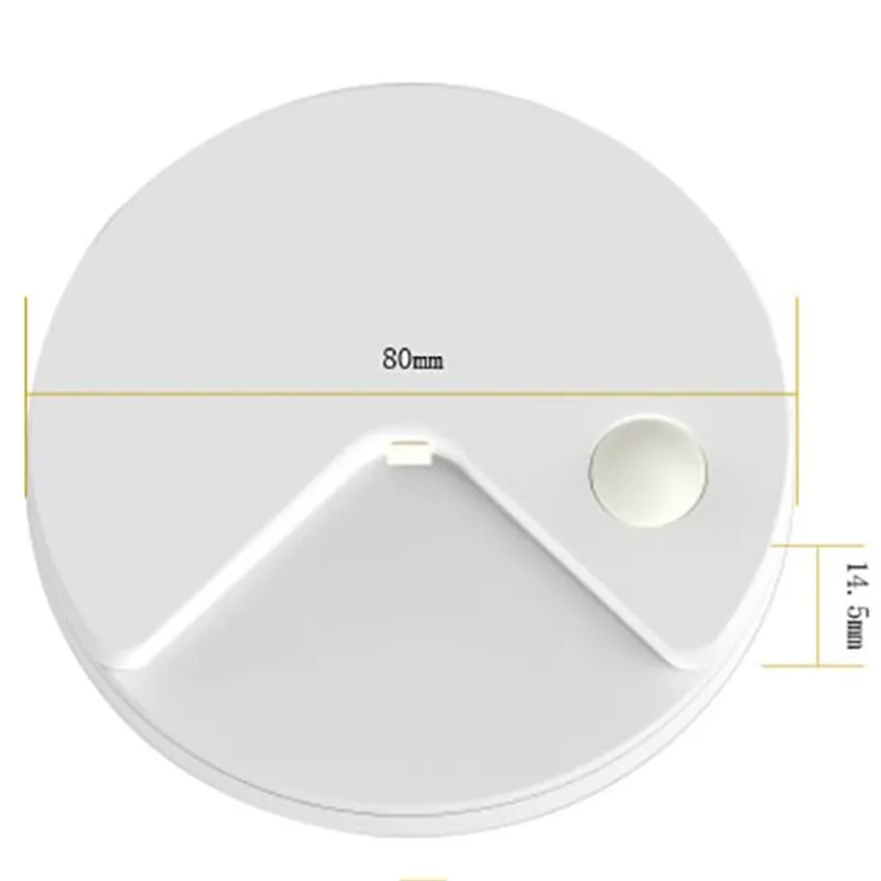  Mrosaa Wall Lamp ABS USB Charging PIR Motion Sensor Light Control Warm White LED Night Lamp Cabinet - 32851185314