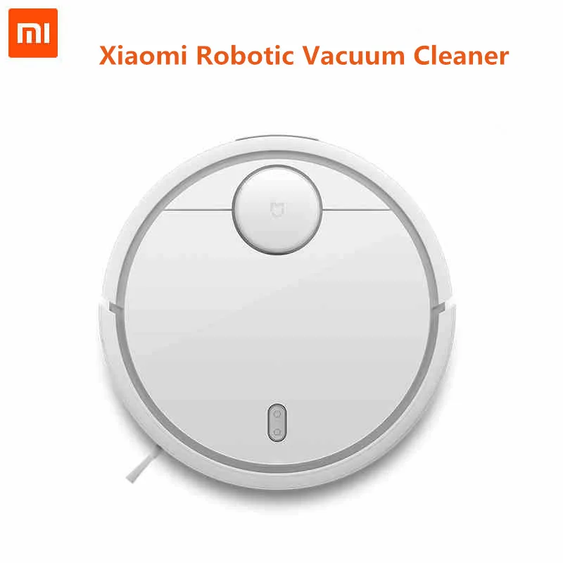 

2018 New Xiaomi Robotic Vacuum Cleaner Mi Robot Vacuum Room Robot 5200mAh NIDEC Motor Suction LDS 12 Sensors APP Control White