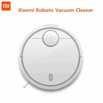 

2018 New Xiaomi Robotic Vacuum Cleaner Mi Robot Vacuum Room Robot 5200mAh NIDEC Motor Suction LDS 12 Sensors APP Control White
