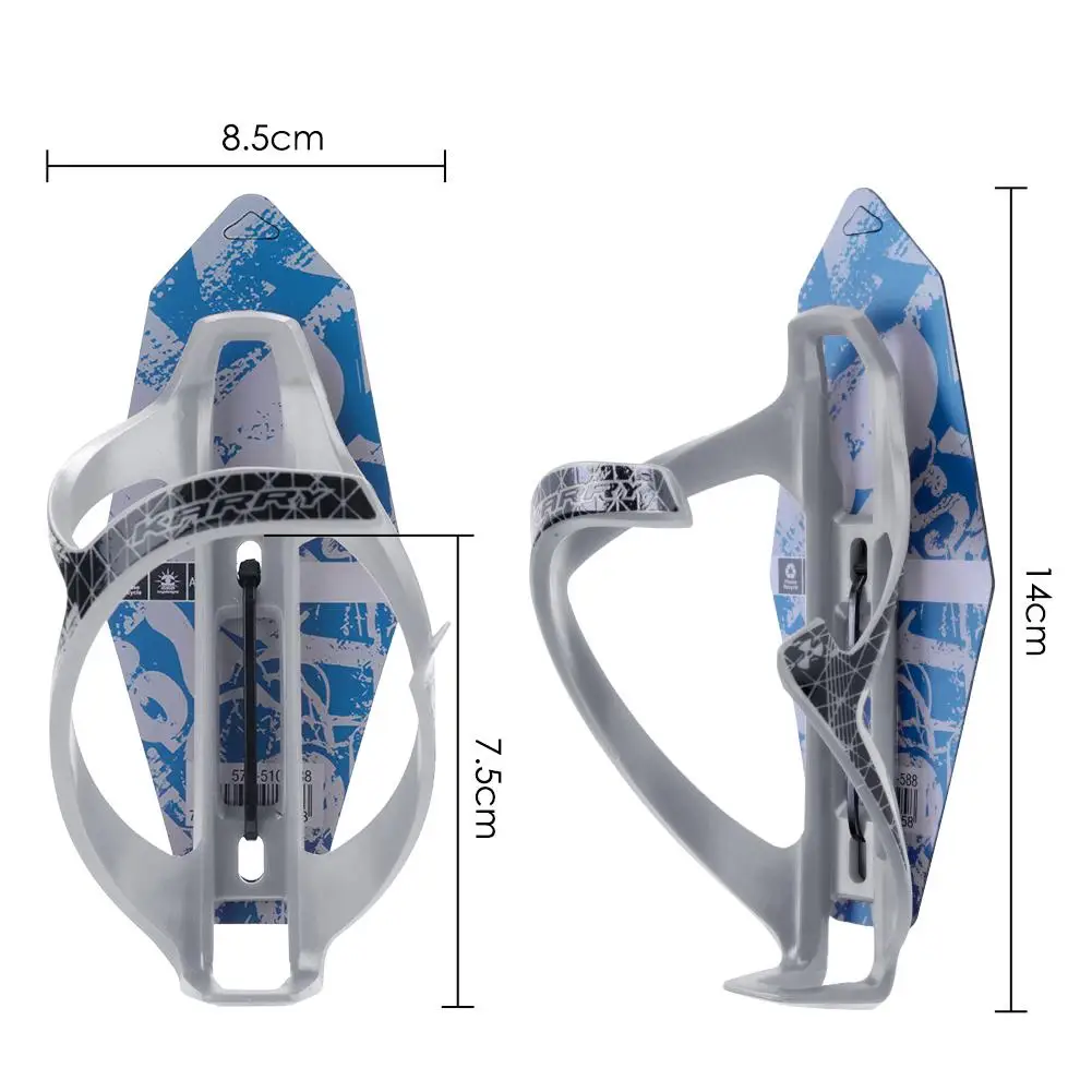 Бутылка для воды из поликарбоната, клетка для горного/дорожного велосипеда, держатель для бутылки, велосипедная клетка для бутылки, чашка для воды, чайник, аксессуары - Цвет: Темно-серый