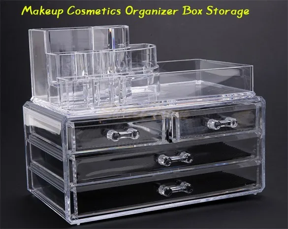 Usa Stock New Clear Makeup Jewelry Cosmetic Storage Display Box
