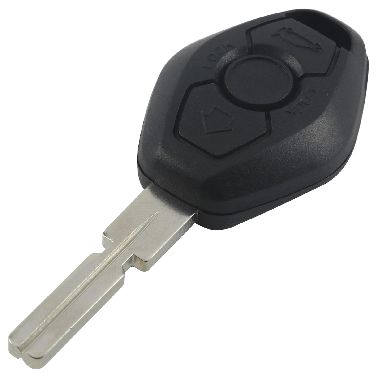 Jingyuqin удаленного Замена Автомобильный брелок для ключей с кожаной крышкой чехол КРЫШКА ДЛЯ BMW 3 5 7 серия Z3 Z4 X3 X5 M5 325i E38 E39 E46 3 кнопки - Количество кнопок: HU58 Blade
