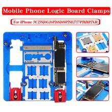 PCB Holder Jig Fixture for iPhone XR/8P/8/7P/7/SE/6SP/6S/6P/6G/5S A10 A9 A11 CPU IC Chip Circuit Board Repair Tools supple for iphonex circuit board pcb holder jig fixture station for iphone x cpu chip repair fixture platform